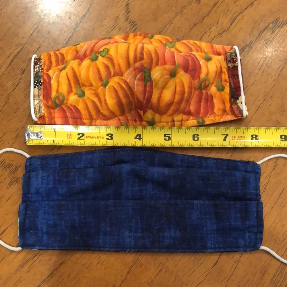 Handmade cloth Mask bundle. Set of 2.